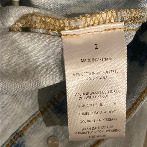 Slink Jeans Tie-Dye Denim Jacket Love Your Body Size 2X - Picture 9 of 10